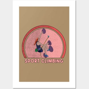 Sport Climbing Posters and Art